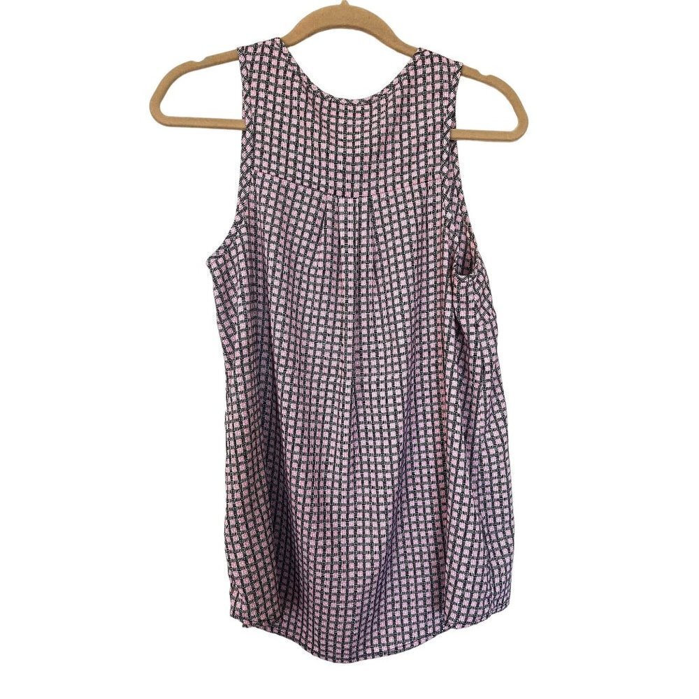 Pleione Sleeveless Patterned Blouse M - Picture 5 of 10